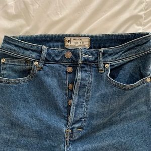 Free people wide leg jeans